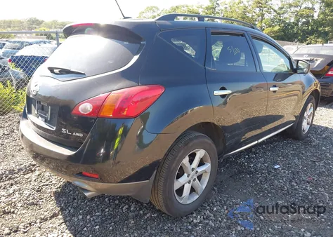 2009 Nissan Murano Sl из США, поврежденный, VIN JN8AZ18W69W150248